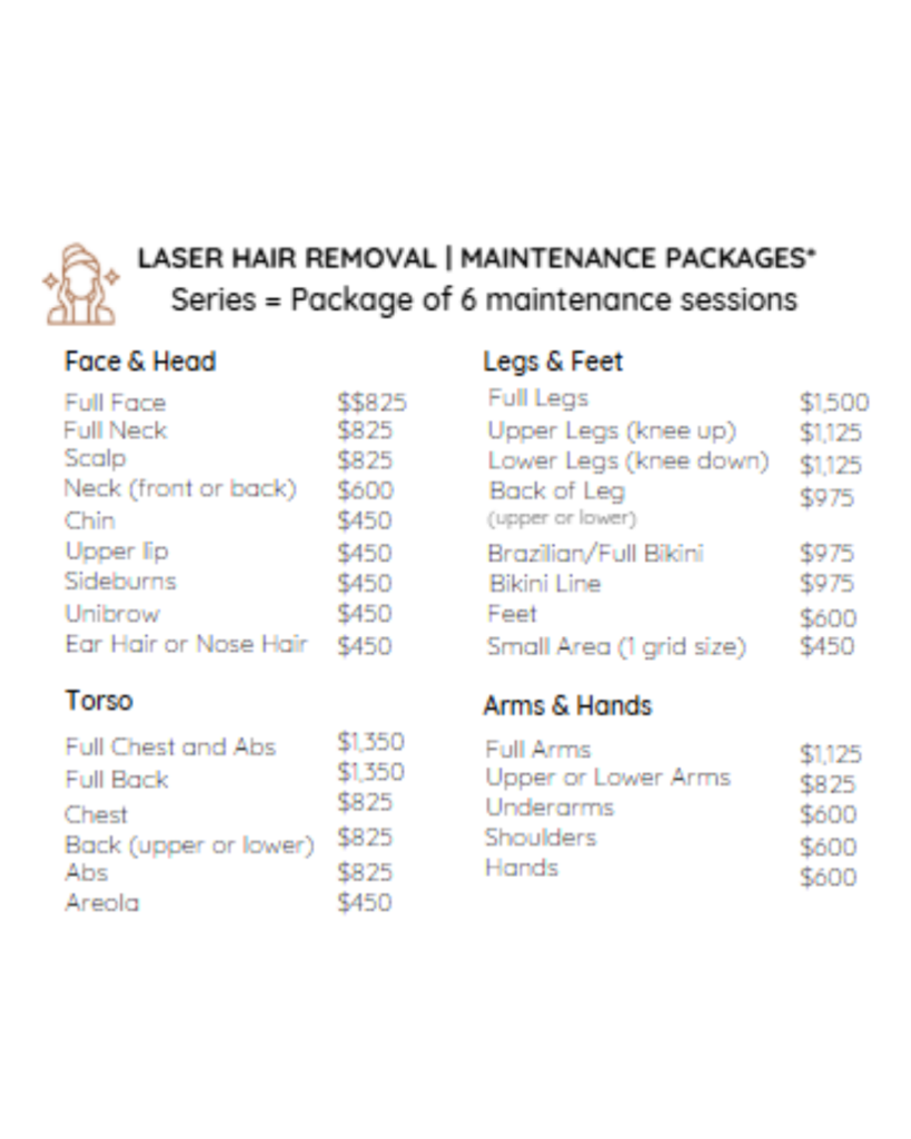 Laser Hair Removal | Maintenance Packages