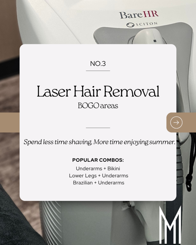 Laser Hair Removal | BOGO Areas